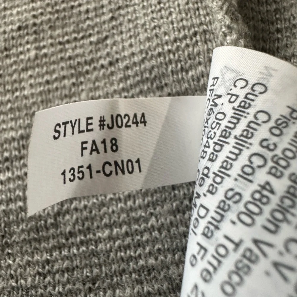 J. Crew Sophie open-front sweater-blazer • Size Medium • Dove Gray
